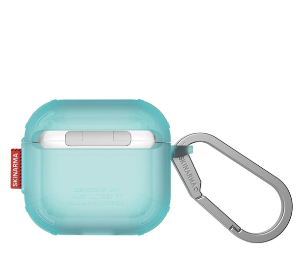 Skinarma Etui Mecha CE do AirPods 4 turkusowy - 1349118 - zdjęcie 3